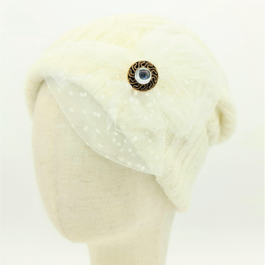 Bonnet - Blanche - Katoushti